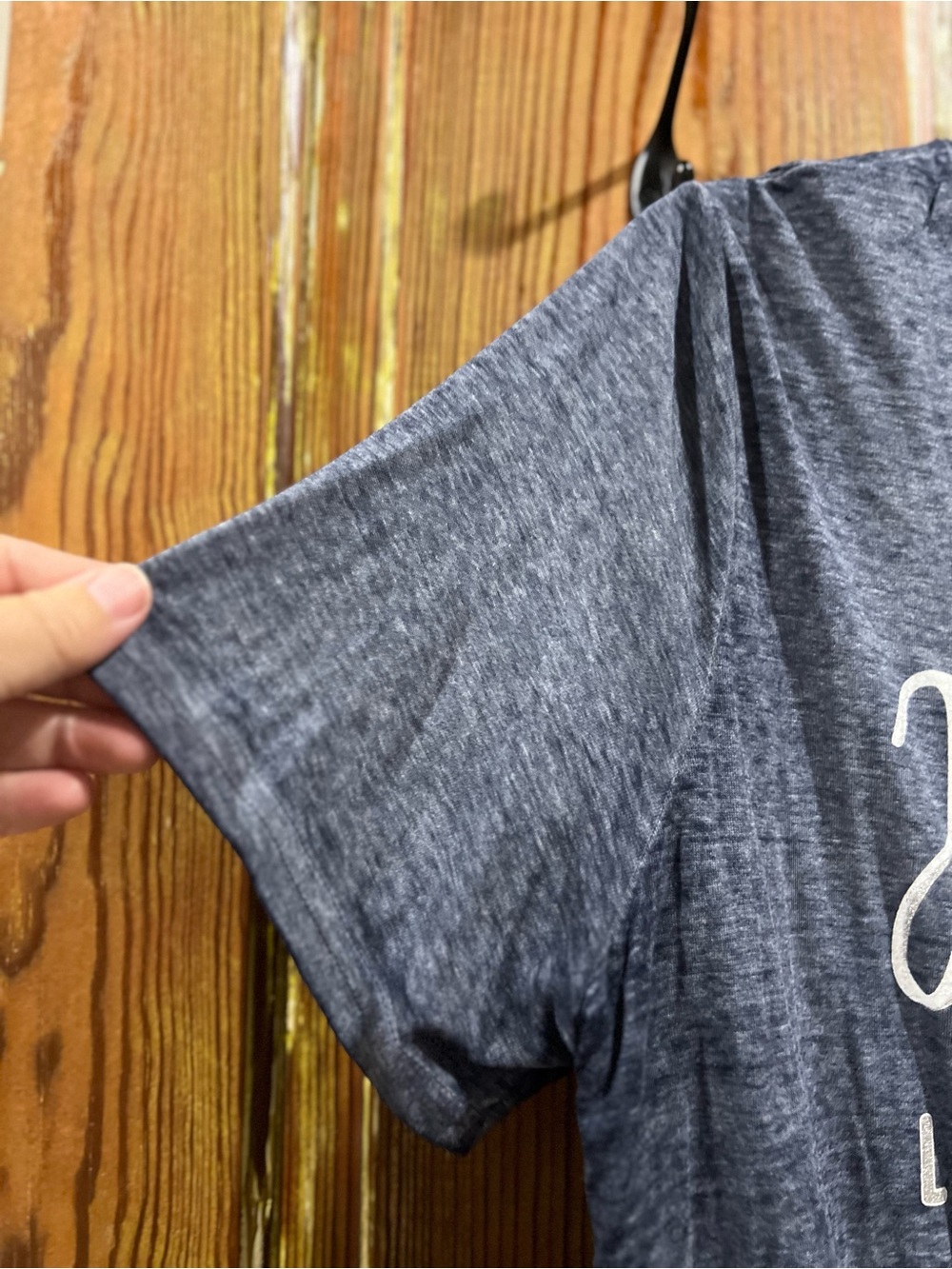 Joei & I Blue 'His Love Never Fails' Short-Sleeve Graphic Tee - Picture 5 of 7
